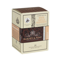 White Vanilla Grapefruit, Box of 20 Individually Wrapped Sachets