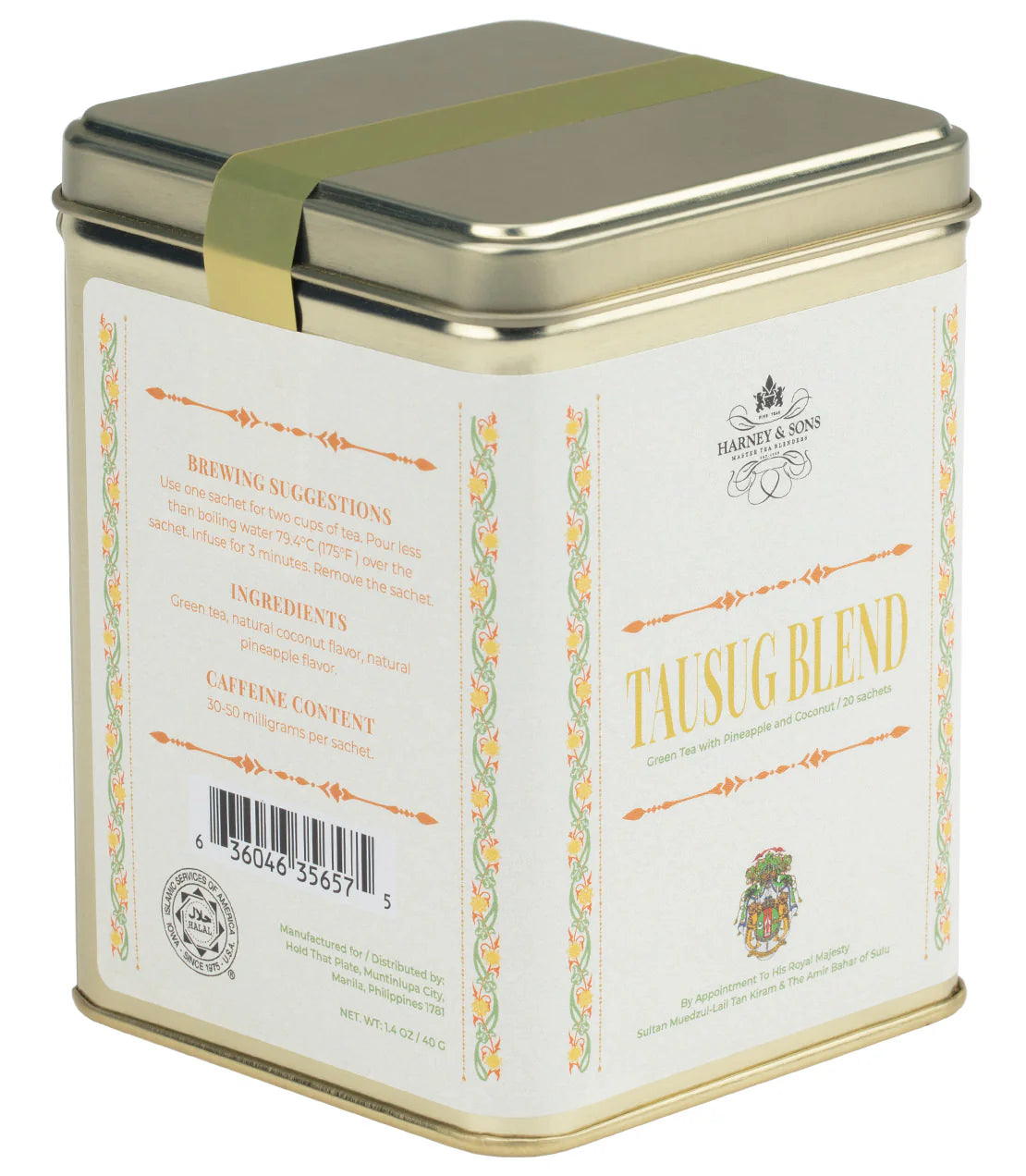 Tausug Blend, Tin of 20 Sachets