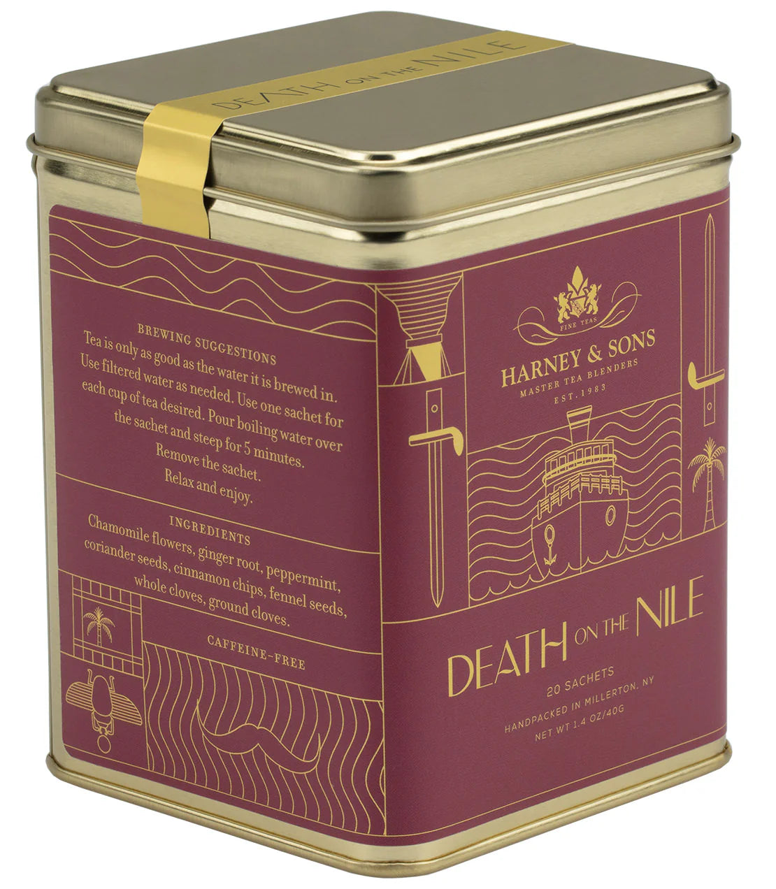 Death on the Nile, Tin of 20 Sachets